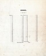 Table of Contents, San Francisco 1876 City and County